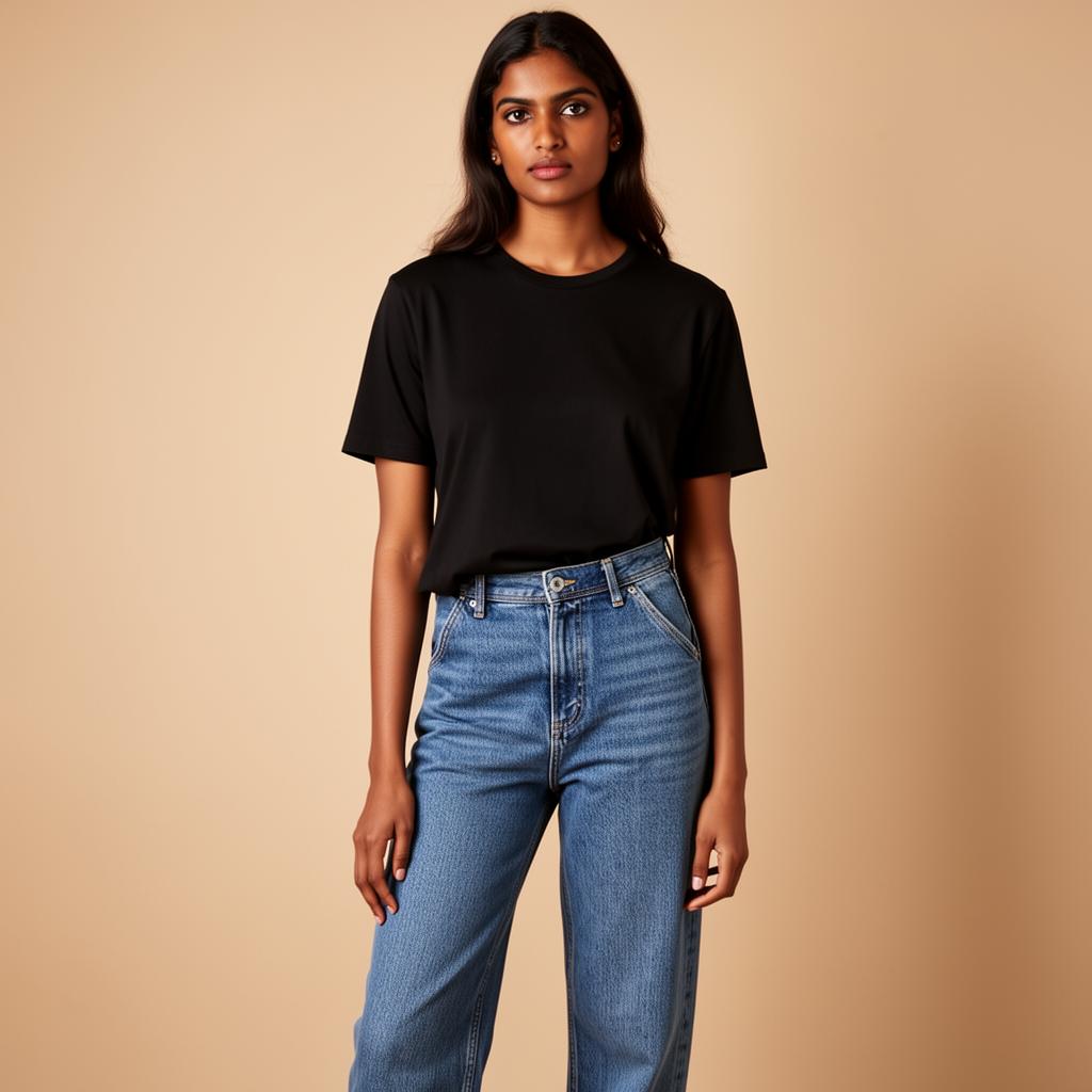 Longline Straight Jean