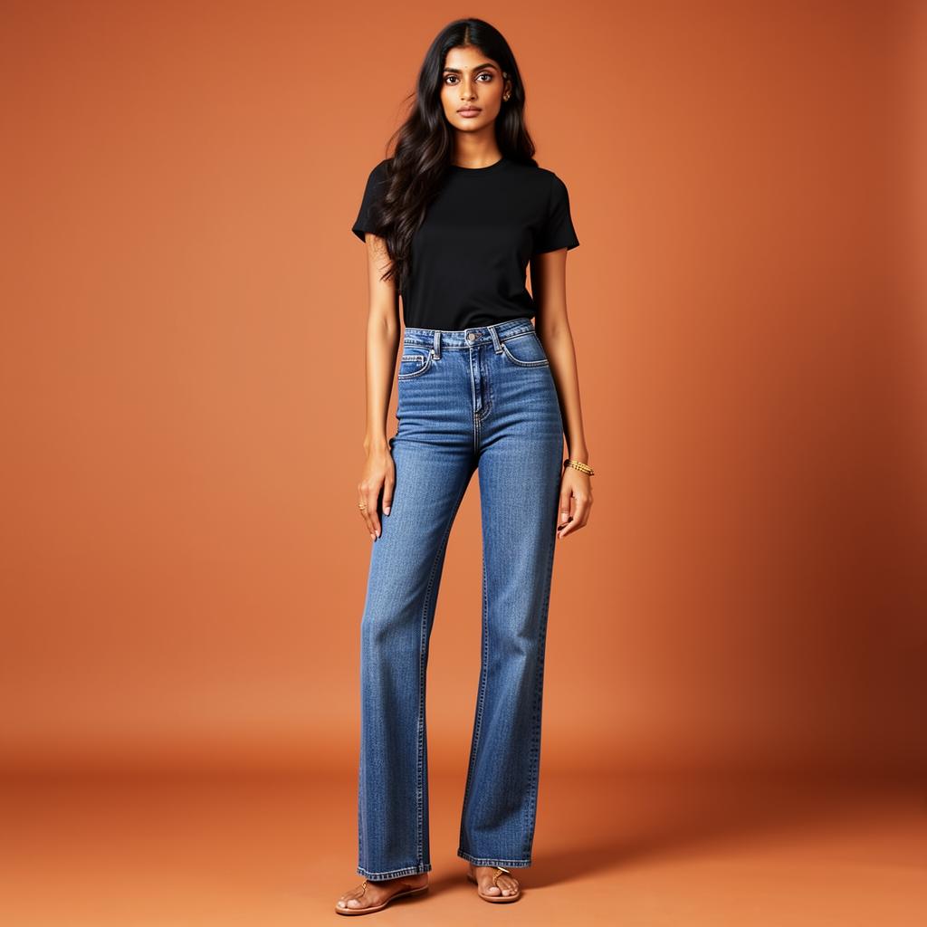 Longline Straight Jean